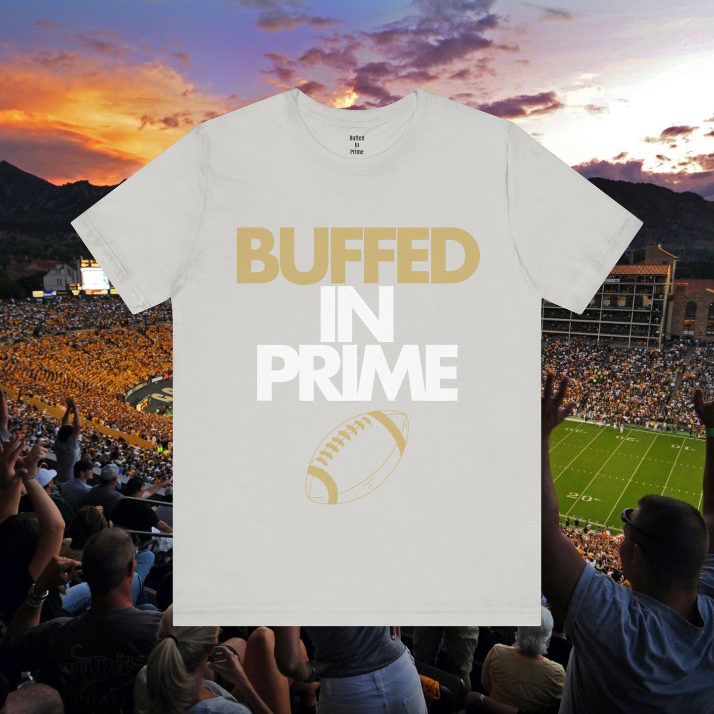 Copy of Buffed In Prime CU Gold Unisex Jersey Short Sleeve Tee