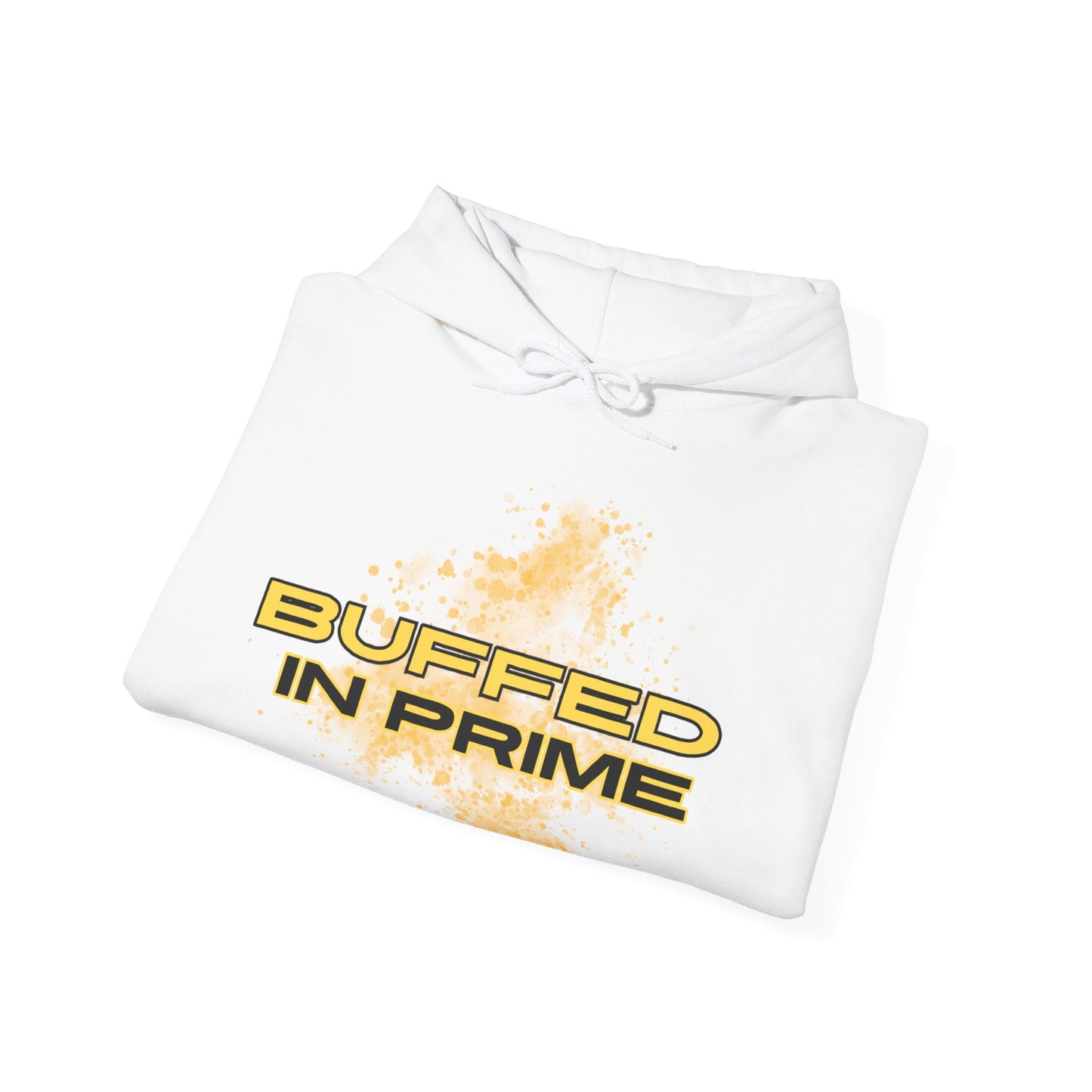 Buffed In Prime Unisex Hoodie (White, Black, Sport Grey, Dark Grey, Charcoal)