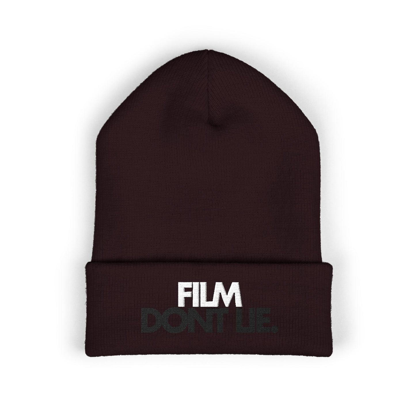 Film Don't Lie Beanie - Perfect for Winter, Outdoor Adventures, Gift for Him or Her, Cozy Fashion Accessory, Everyday Wear