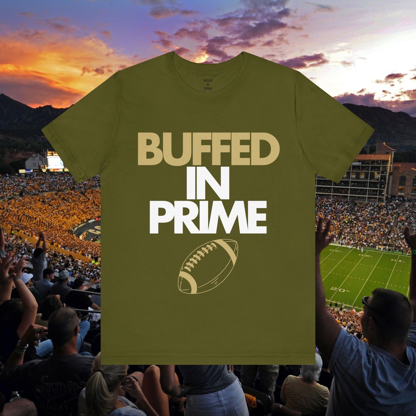 Copy of Buffed In Prime CU Gold Unisex Jersey Short Sleeve Tee