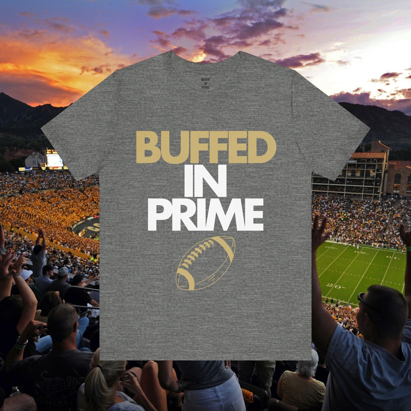 Copy of Buffed In Prime CU Gold Unisex Jersey Short Sleeve Tee