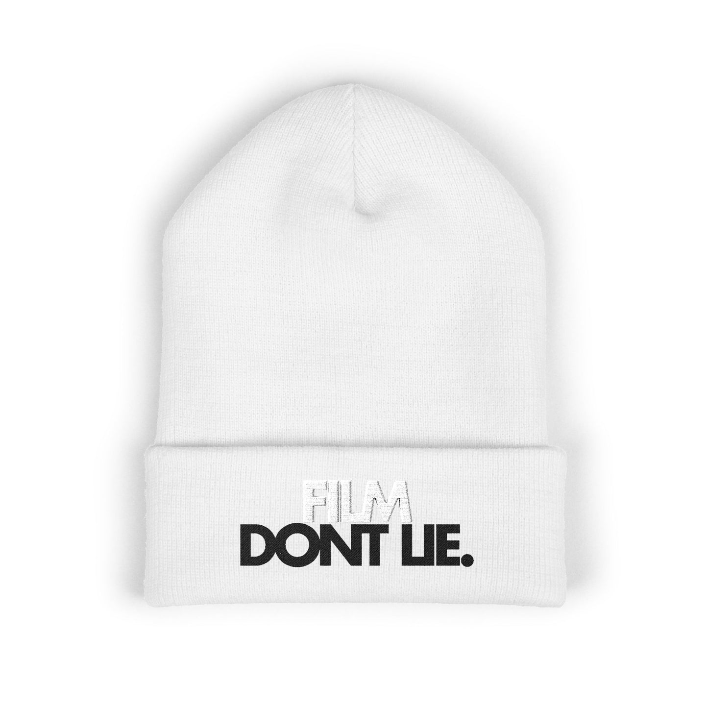 Film Don't Lie Beanie - Perfect for Winter, Outdoor Adventures, Gift for Him or Her, Cozy Fashion Accessory, Everyday Wear