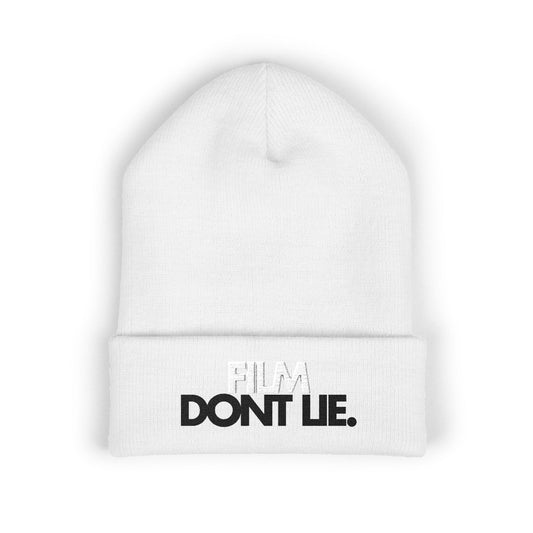 Film Don't Lie Beanie - Perfect for Winter, Outdoor Adventures, Gift for Him or Her, Cozy Fashion Accessory, Everyday Wear