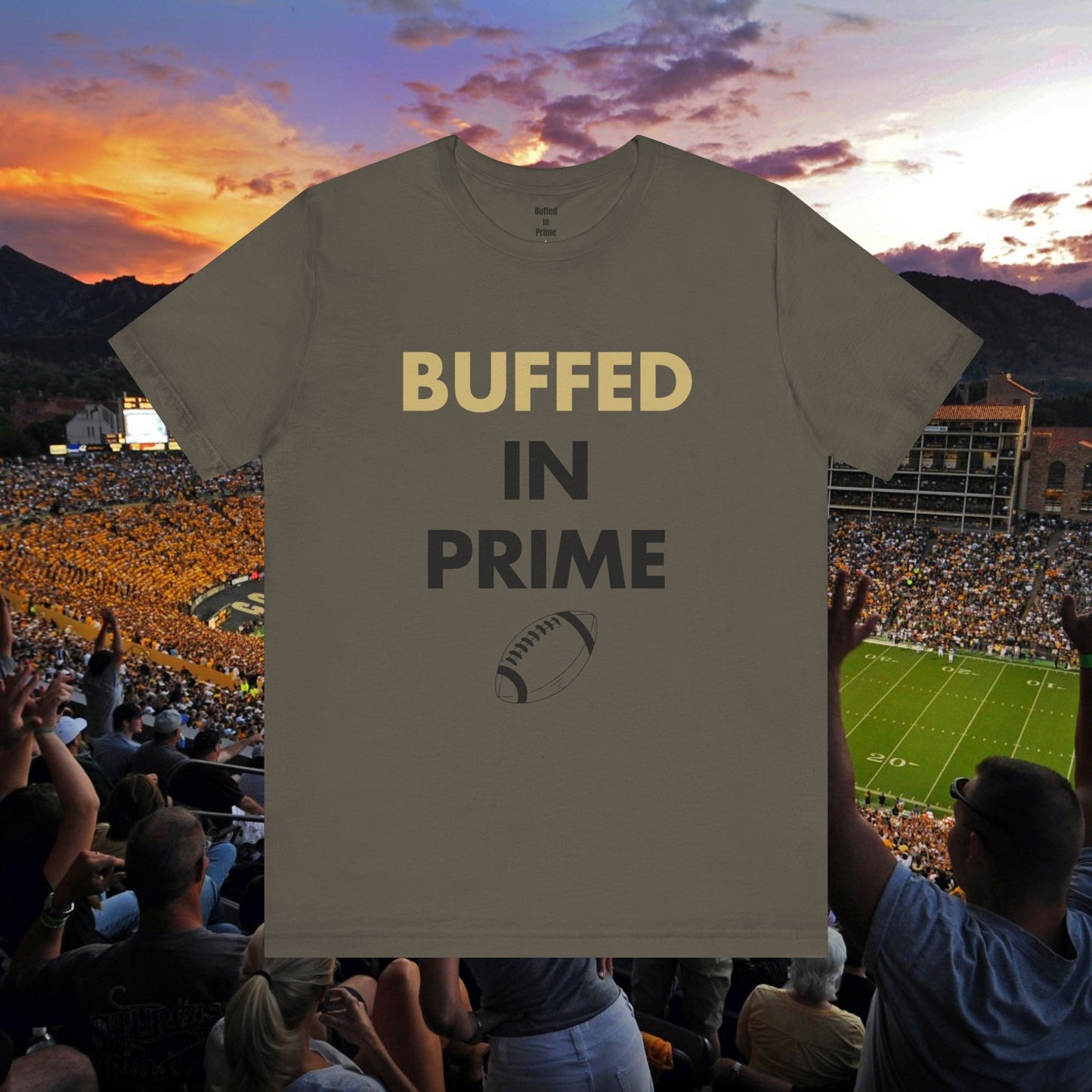 Buffed In Prime CU Gold Unisex Jersey Short Sleeve Tee